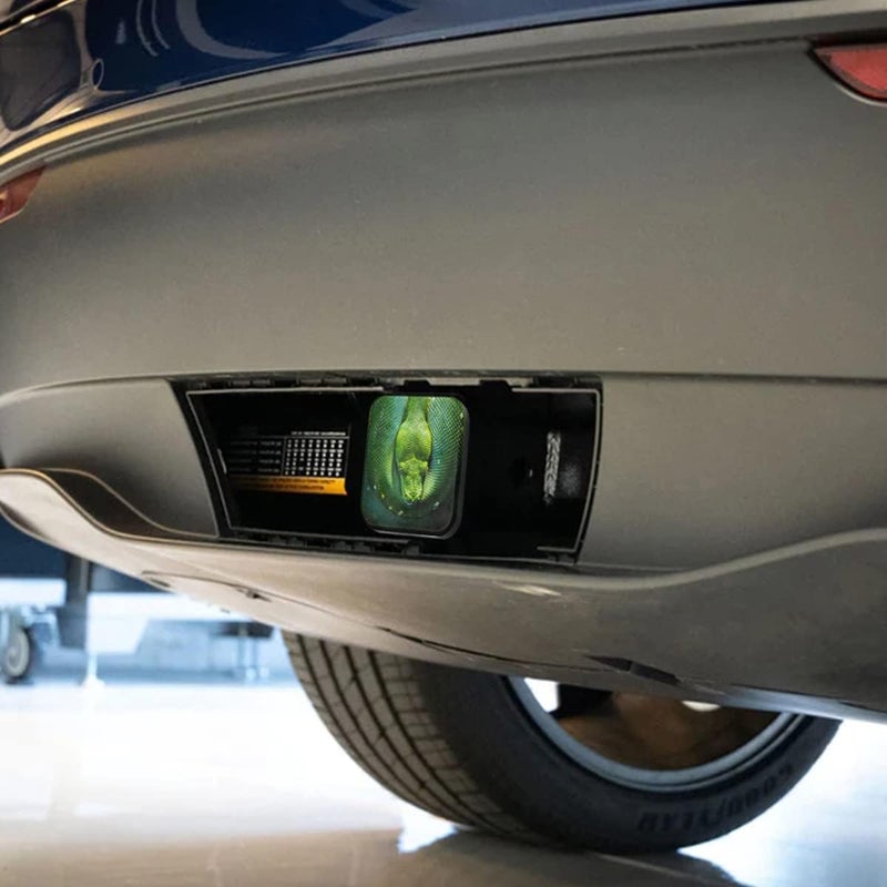 Swono Snake Hitch Cover Plug - Beautiful Green Snake 2" Compatible with Trailer Tube - Rubber Tow Cap for Hitch - Image 4